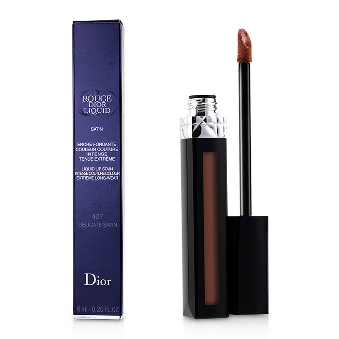 Rouge Dior Liquid Lip Stain - # 427 Delicate Satin (light Brown) - 6ml/0.2oz