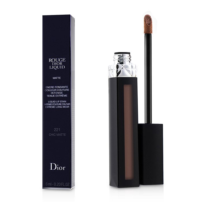 Rouge Dior Liquid Lip Stain - # 221 Chic Matte (beige) - 6ml/0.2oz