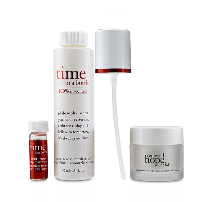 Hydrating & Glow Renewing Duo: Time In A Bottle Serum+activator+renewed Hope In A Jar - 3pcs