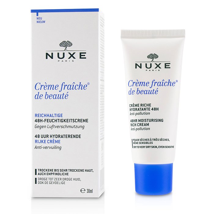 Creme Fraiche De Beaute 48hr Moisturising Rich Cream - For Dry To Very Skin, Even Sensitive - 30ml/1oz