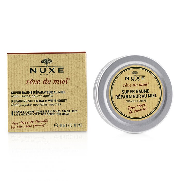 Reve De Miel Repairing Super Balm With Honey For Face & Body (for Very Dry, Sensitized Areas) - 40ml/1.3oz