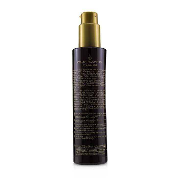 Keratin Healing Oil Cream Gel (control 7) - 200ml/6.8oz