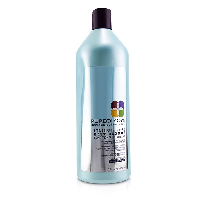 Strength Cure Best Blonde Condition (toning And Anti-brassiness For Colour-treated Hair) - 1000ml/34oz