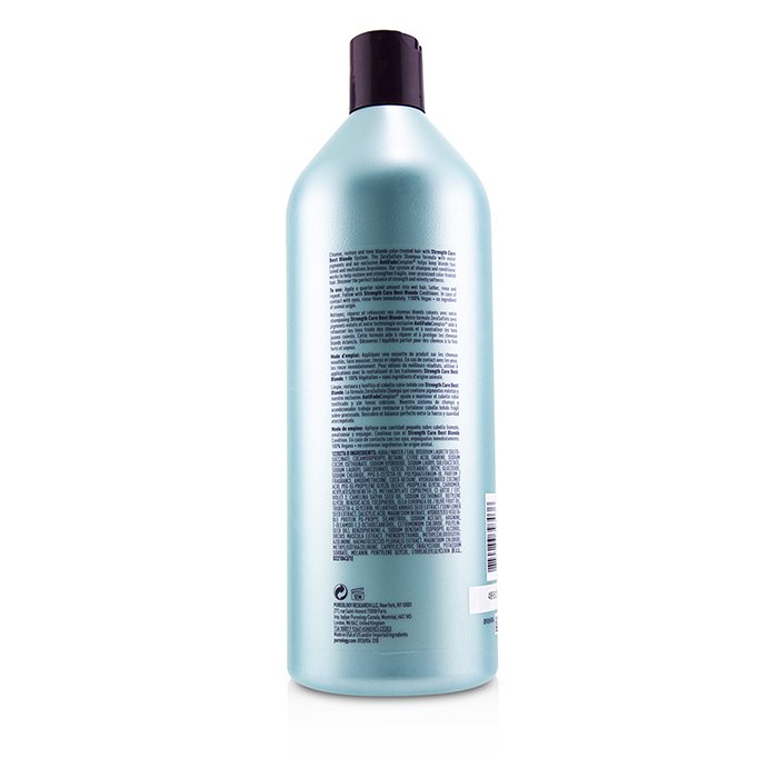 Strength Cure Best Blonde Shampoo (toning And Anti-brassiness For Colour-treated Hair) - 1000ml/34oz