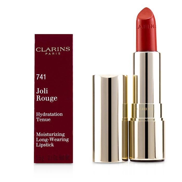 Joli Rouge (long Wearing Moisturizing Lipstick) - # 741 Red Orange (box Slightly Damaged) - 3.5g/0.1oz