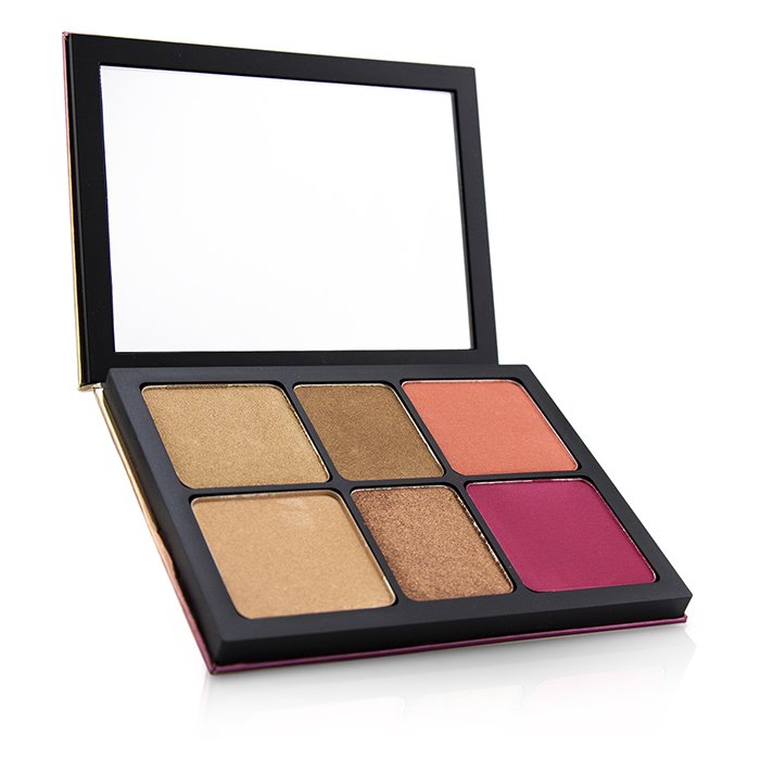 Cali Kissed Highlight & Blush Palette (4x Shimmering Highlight, 2x Matte Blush) - 24g/0.84oz