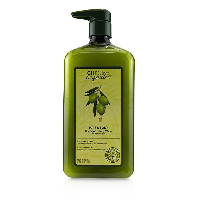 Olive Organics Hair & Body Shampoo Body Wash (for Hair And Skin) - 710ml/24oz