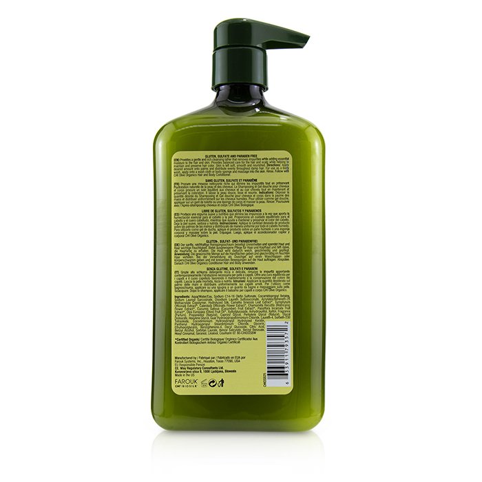 Olive Organics Hair & Body Shampoo Body Wash (for Hair And Skin) - 710ml/24oz