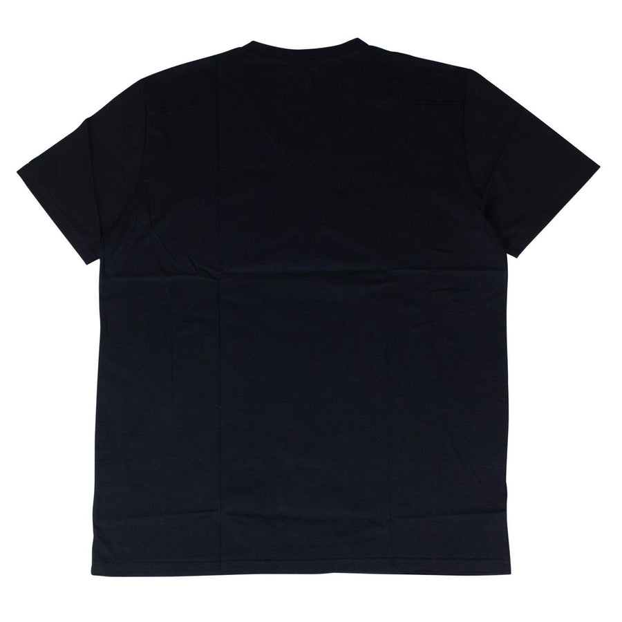 HOMME Bee V-Neck Cotton T-Shirt - Navy