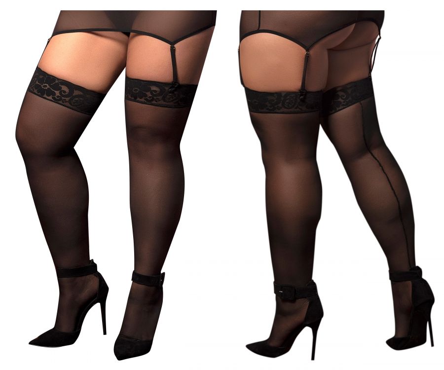 Mesh Thigh Highs