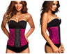 Latex Sport Workout Waist Cincher Corset Animal Print