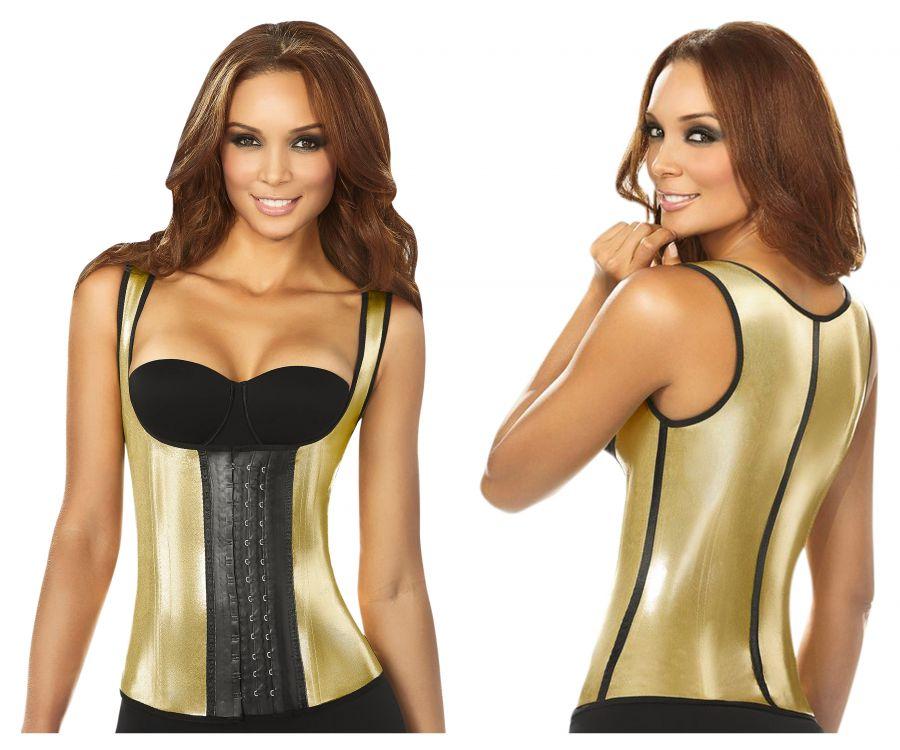 Metallic Vest Shapewear 3 Hooks