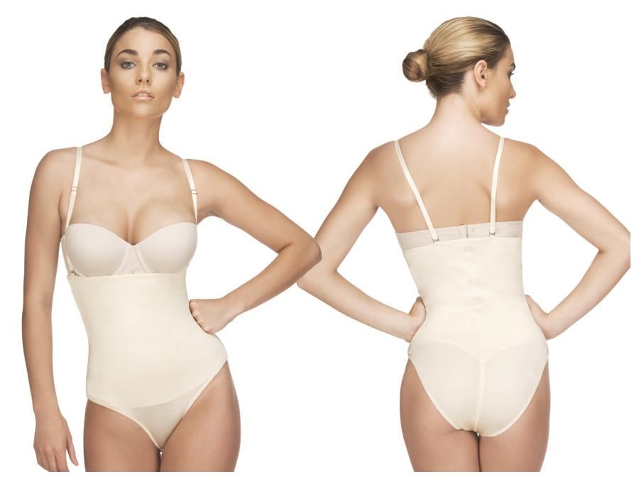 Nadine Strapless Bodysuit in Bikini