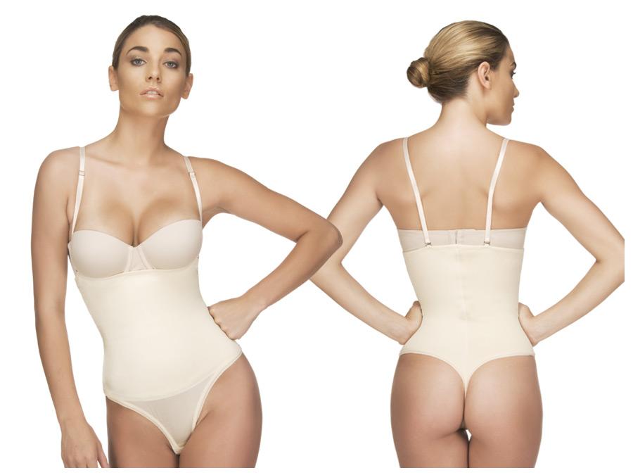 Nadine Strapless Bodysuit in Thong