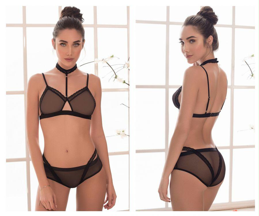 Two Piece Choker Lingerie Set