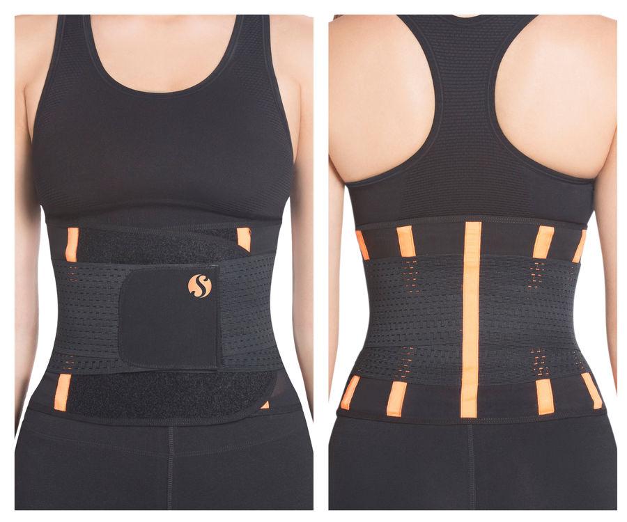 Workout Waist Trainer with touch fastener