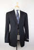 Drop 7 Striped Wool Slim/Trim Fit 2 Button Suit - Gray