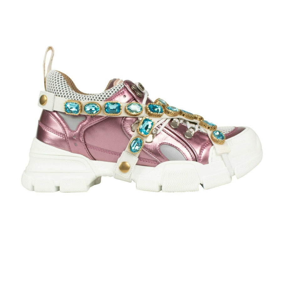 Women's Flashtrek Rugged Lug W/ Chain Strap Sneakers - Metallic Pink