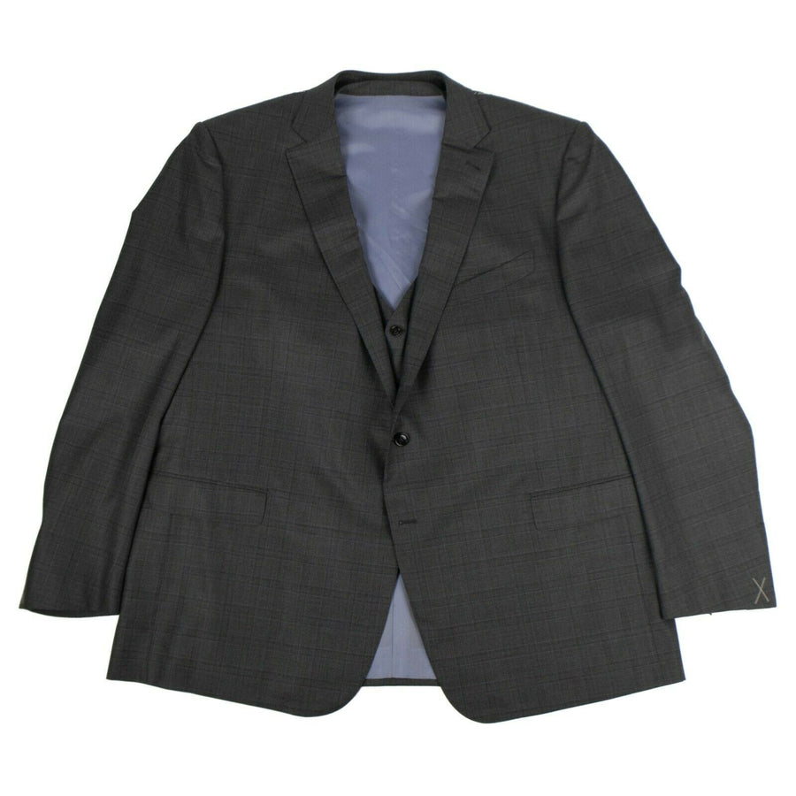 ERMENGILDO ZEGNA SU MISURA Wool Three Piece Suit - Gray