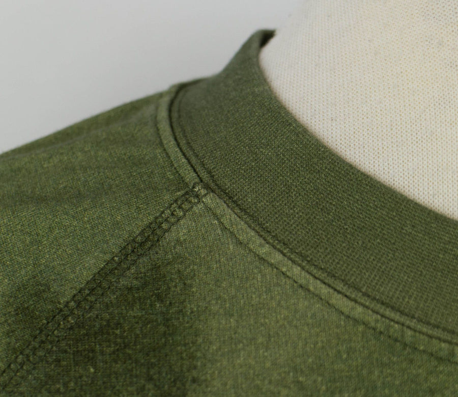 Season 3 Cotton Short Sleeve Crewneck Sweater - Green