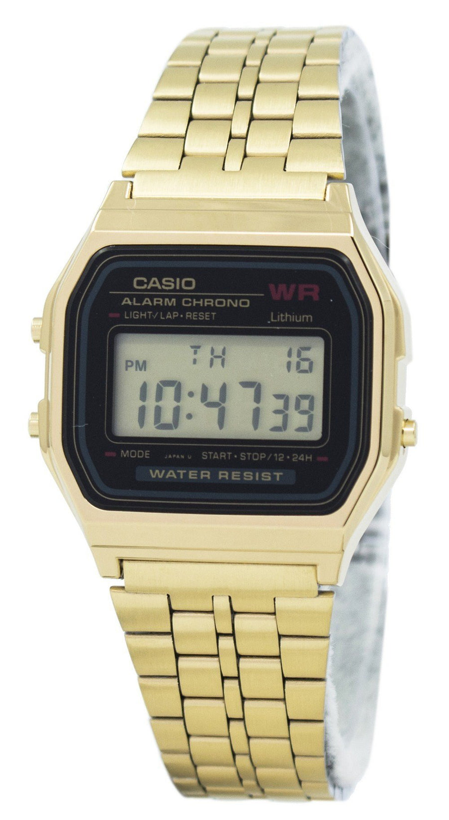 Casio Digital Alarm Chrono Stainless Steel A159wgea-1df A159wgea-1 Women's Watch