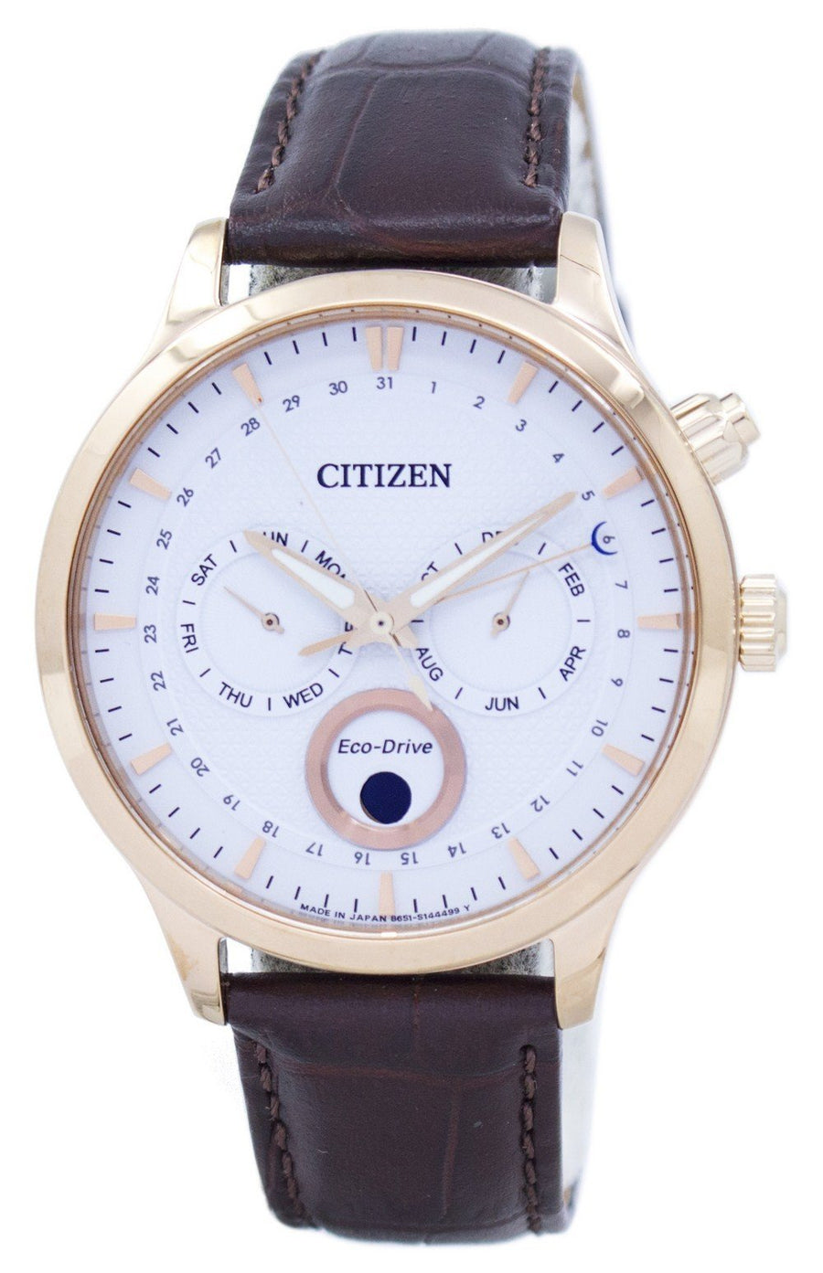 Citizen Eco-drive Moon Phase Ap1052-00a Japan Made Men's Watch