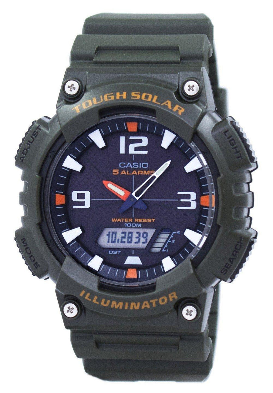 Casio Illuminator Tough Solar Alarm Analog Digital Aq-s810w-3av Aqs810w-3av Men's Watch