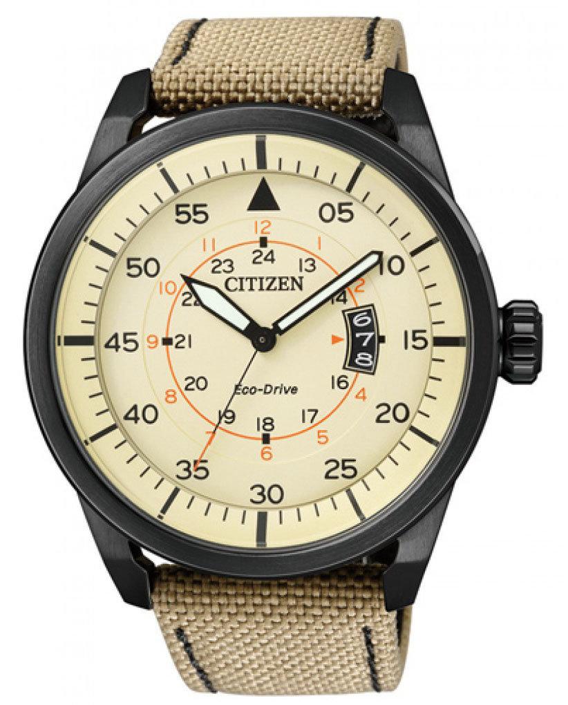 Citizen Eco-drive Aviator Power Reserve Aw1365-19p Men's Watch