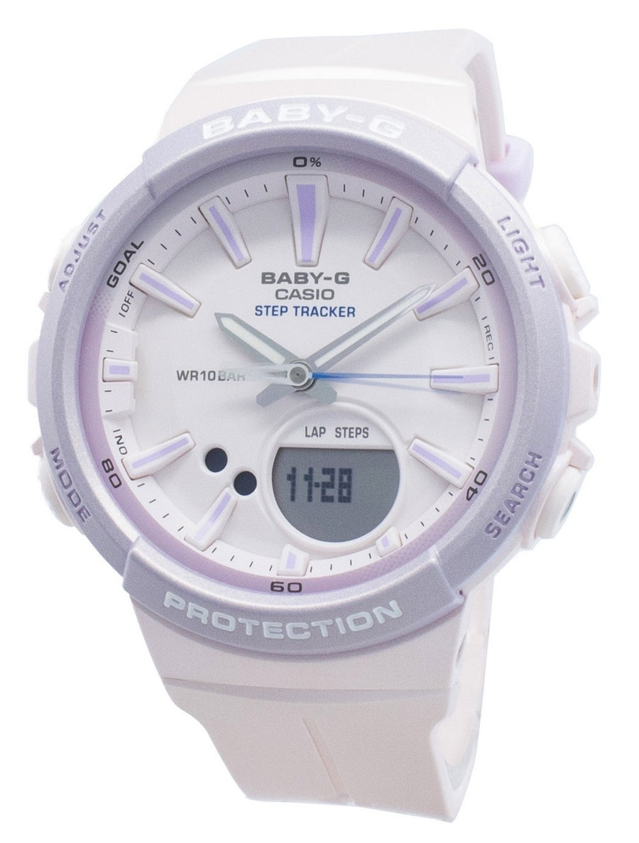 Casio Baby-g Bgs-100sc-4a Step Tracker Women's Watch