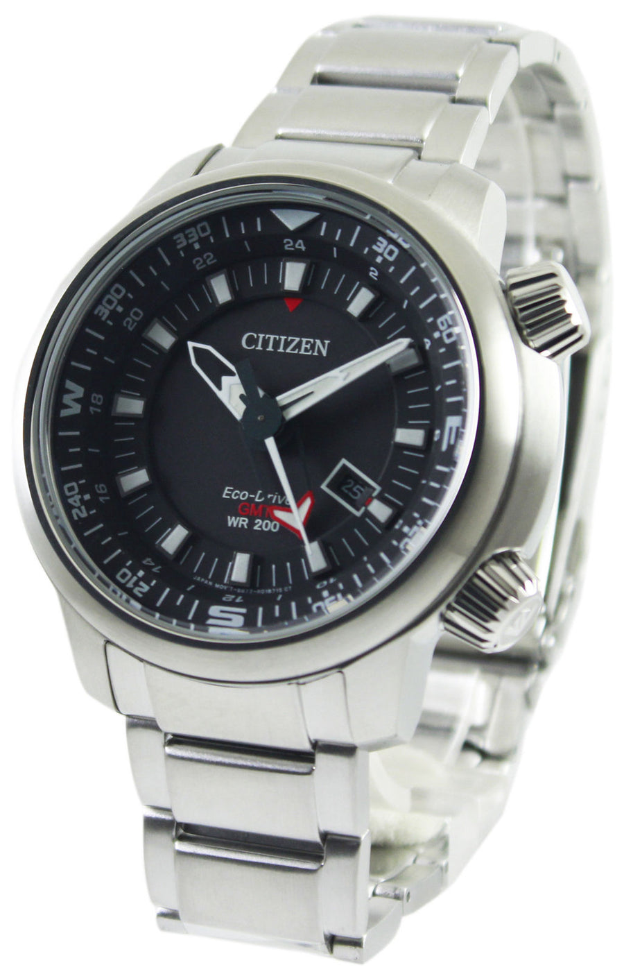 Citizen Promaster Eco-drive Gmt 200m Bj7080-53e Men's Watch