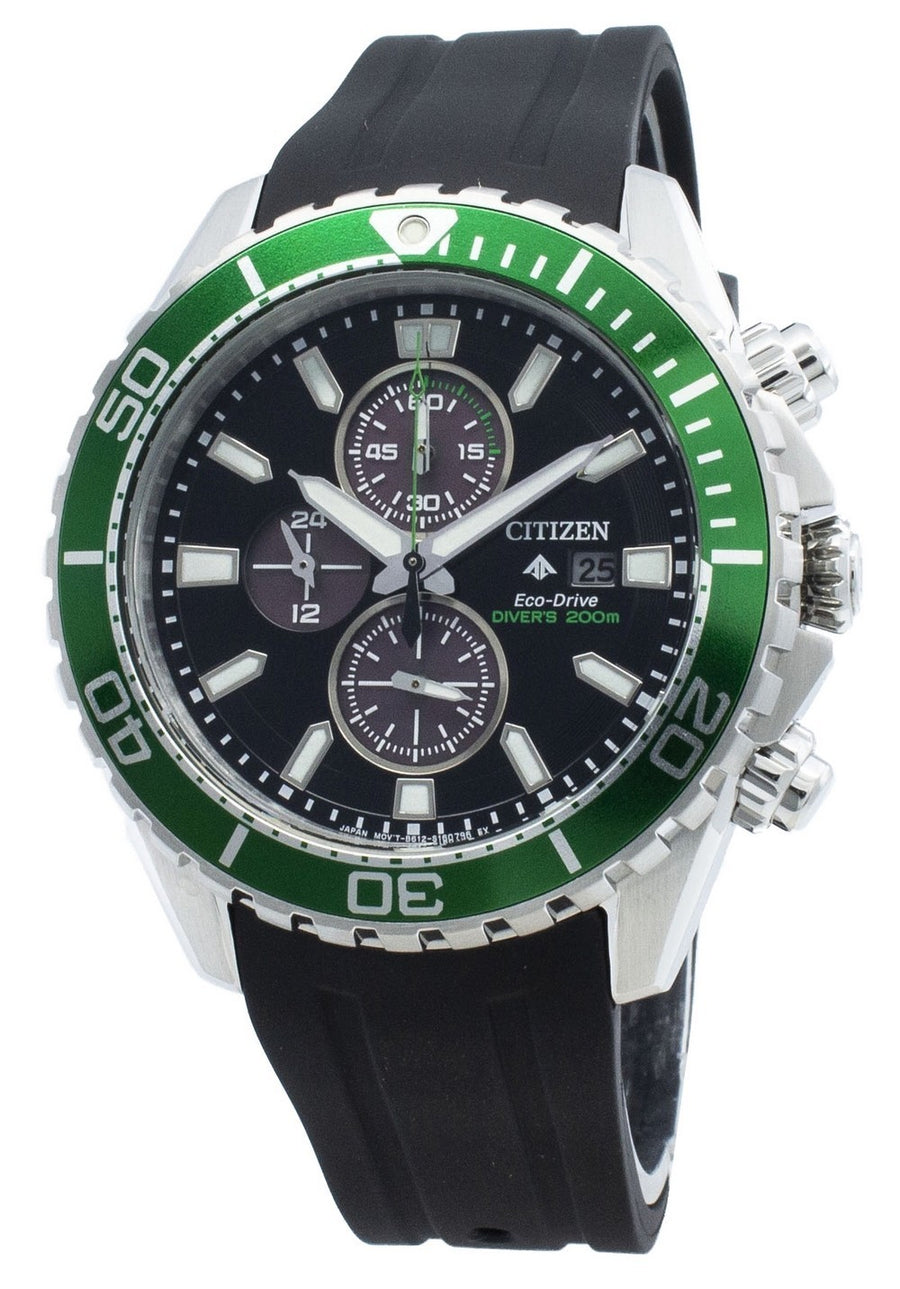 Citizen Promaster Diver's Ca0715-03e Chronograph Eco-drive 200m Men's Watch