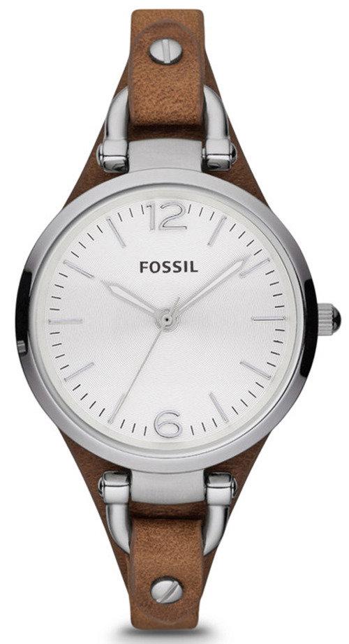 Fossil Georgia Silver Dial Es3060 Women's Watch