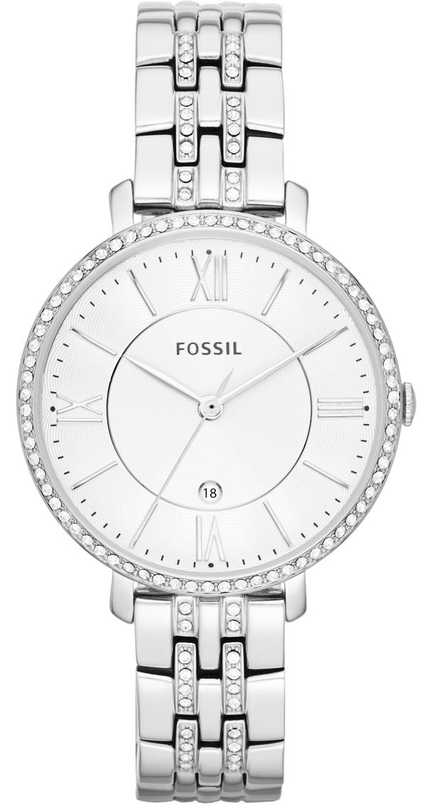 Fossil Jacqueline Quartz Crystals Accents Es3545 Women's Watch