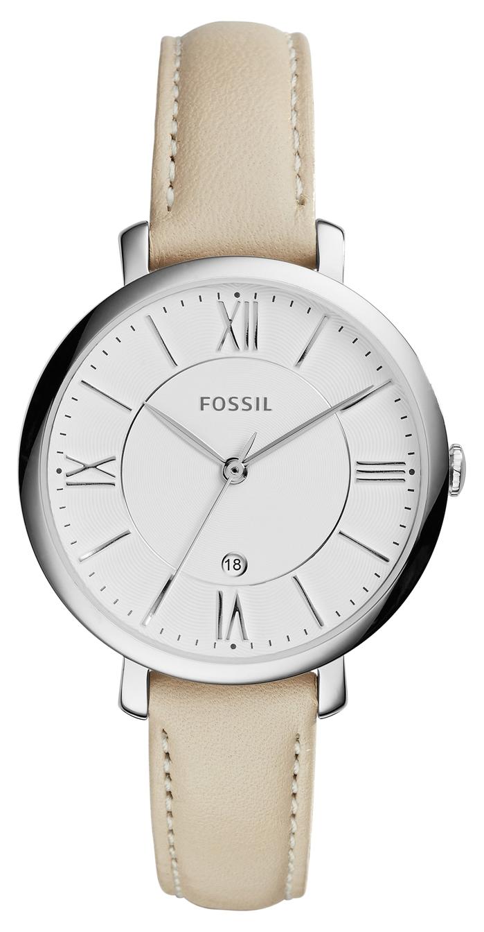 Fossil Jacqueline Quartz White Dial Es3793 Women's Watch