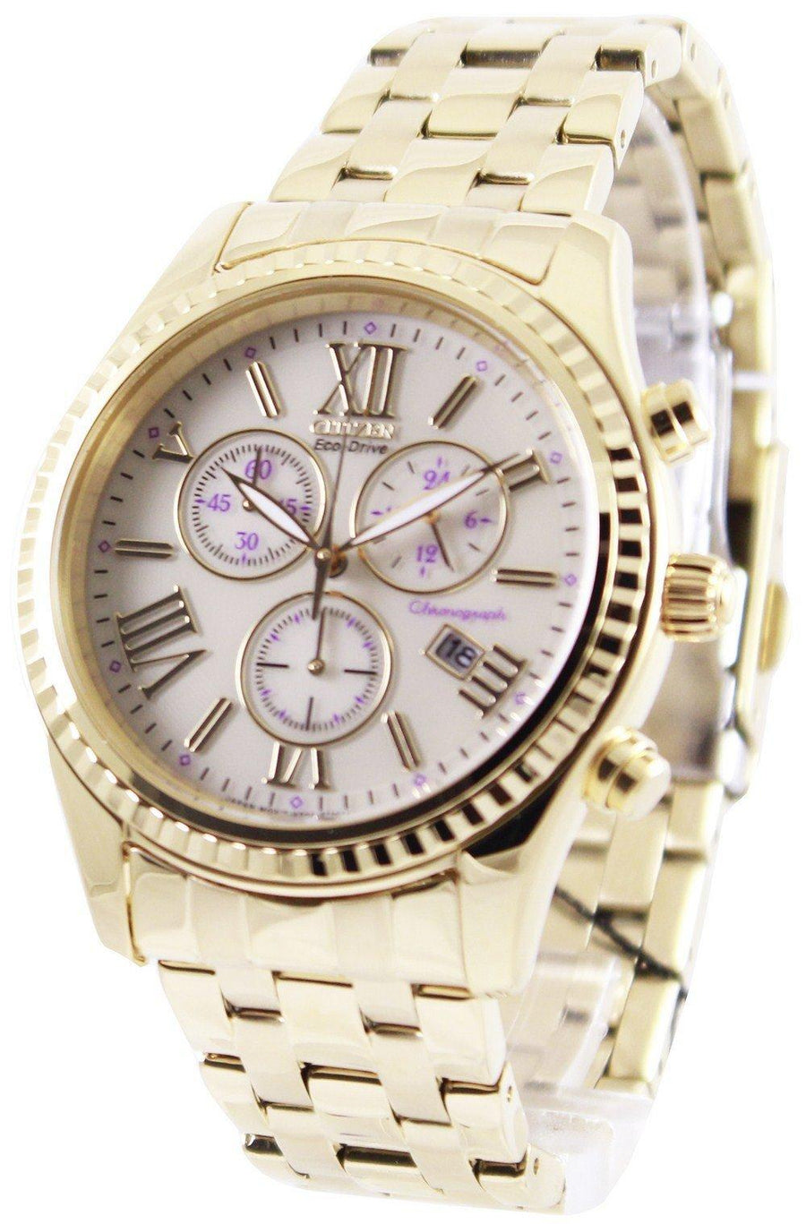 Citizen Eco-drive Aml Chronograph Fb1362-59p Women's Watch