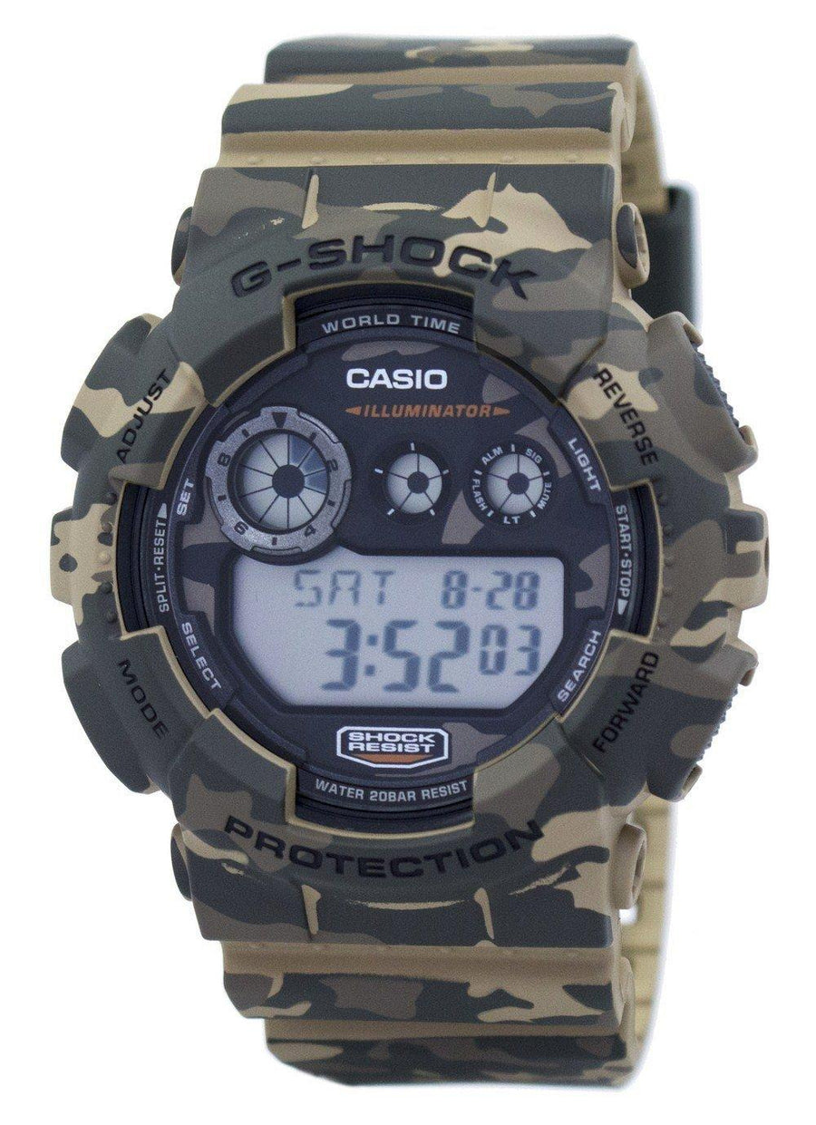 Casio G-shock Digital Camouflage Series Gd-120cm-5 Gd120cm-5 Men's Watch