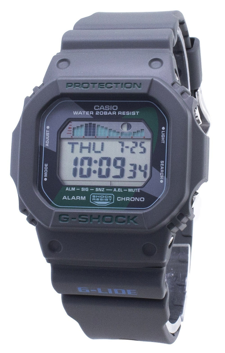 Casio G-shock G-lide Glx-5600vh-1 Glx5600vh-1 Chrono Moon Data 200m Men's Watch