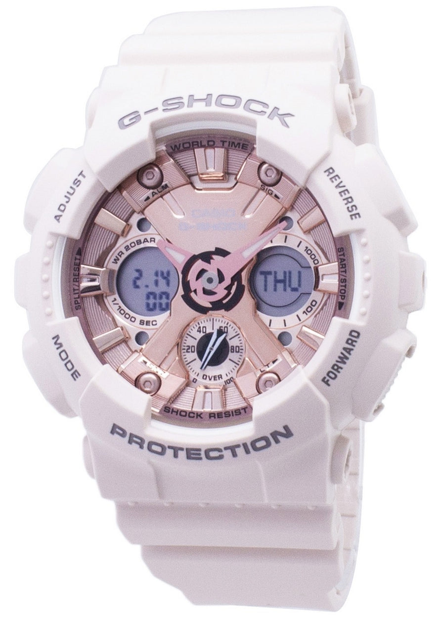 Casio G-shock S Series Gma-s120mf-4a Gmas120mf-4a Illumination Analog Digital 200m Women's Watch