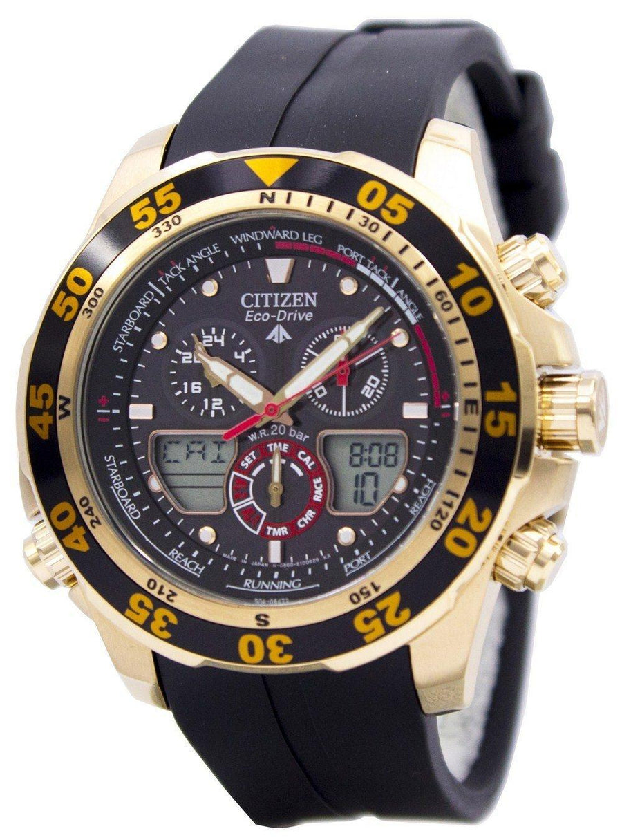 Citizen Eco-drive Promaster Chronograph World Time Jr4046-03e Jr4046 Men's Watch