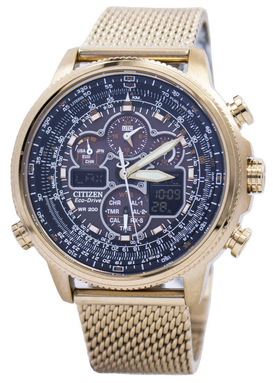 Citizen Navihawk A-t Eco-drive Chronograph Jy8033-51e Men's Watch