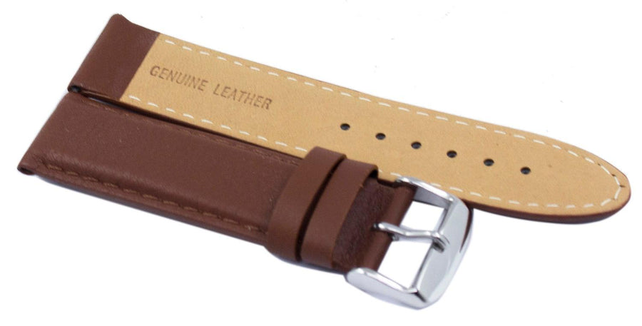 Brown Ratio Brand Leather Strap 22mm