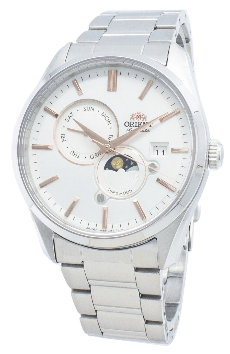 Orient Automatic Ra-ak0301s00c Sun And Moon Japan Made Men's Watch