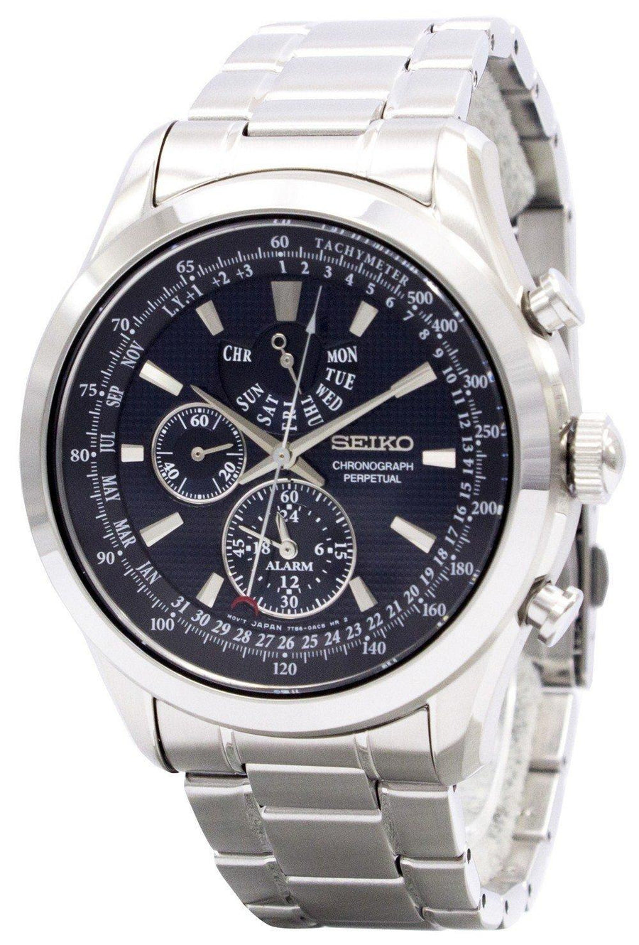 Seiko Chronograph Perpetual Spc125 Spc125p1 Spc125p Men's Watch