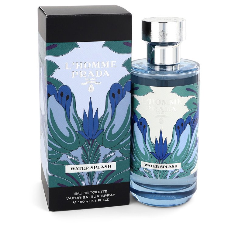 Prada L'homme Water Splash by Prada Eau De Toilette Spray 5.1 oz for Men