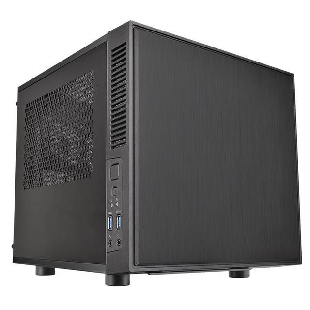 Thermaltake Suppressor F1 CA-1E6-00S1WN-00 No Power Supply Mini-ITX Cube Case (Black)