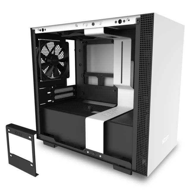 NZXT H210 Mini-ITX Case (Matte White/Black)