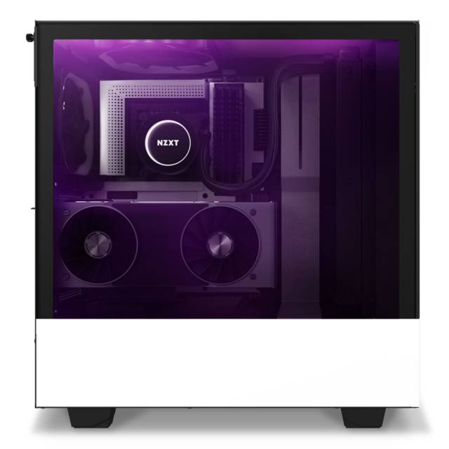 NZXT CA-H510E-W1 Premium Compact Mid-tower ATX Case (matte-white)