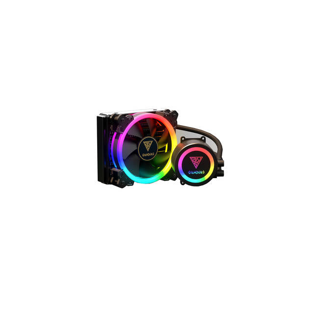 Gamdias CHIONE E1A-120R All-In-One Liquid CPU Cooler for LGA2066/ 2011_v3/ 2011/ 1151/ 1150/ 1155/ 1156/ 1366/ 775 & AMD Socket AM4/ AM3+/ AM3/ AM2+/