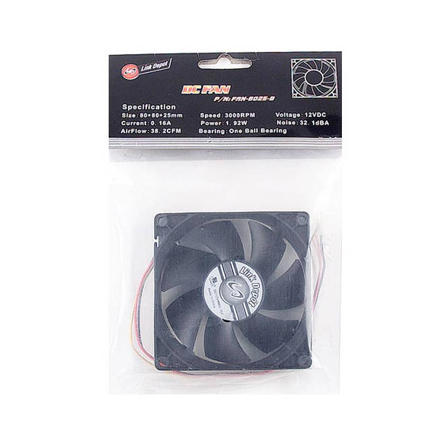 iMicro 12V 80x80x25mm Case Fan