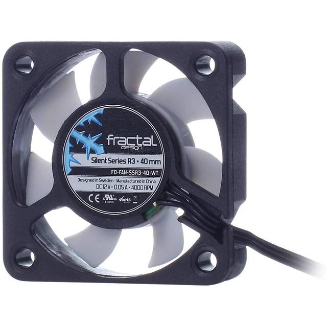 Fractal Design FD-FAN-SSR3-40-WT Silent Series R3 40mm Case Fan